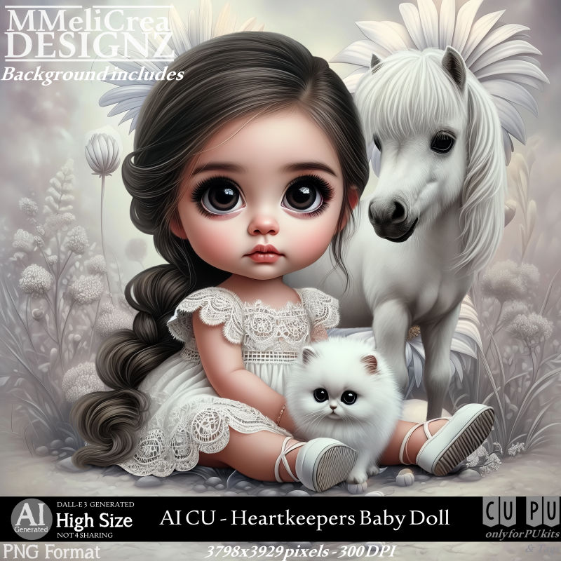 (image for) AI - CU Heartkeepers Baby Doll (CU4PU/PNG)